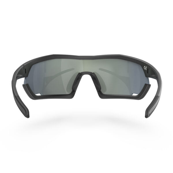 Forward WIP Sunglasses - Gust Aero Polarized Sunglasses Black with White Logo - Large