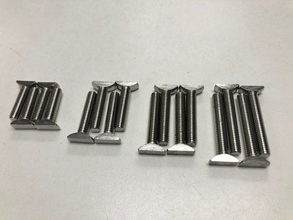 Wizardhat T-bolt sets in various lengths (4 qty)