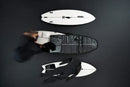 Mystic Black Saga Surf XL Boardbag with Wheels