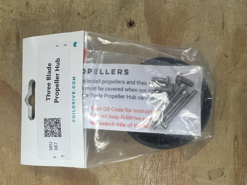 FoilDrive 3-blade Prop Nylon Hub for Aluminum Propellers (no propellers included)