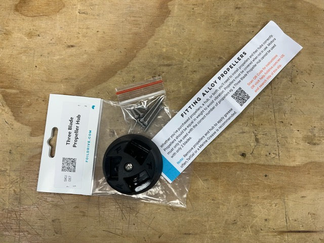 FoilDrive 3-blade Prop Nylon Hub for Aluminum Propellers (no propellers included)
