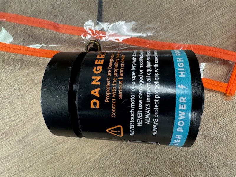 Foil Drive HP Motor & Can - scratched in shipping brand new never used