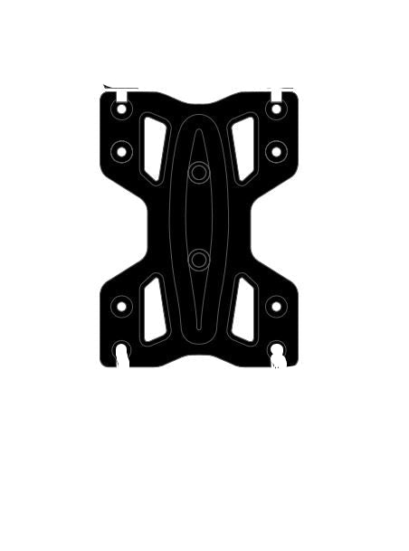 Slingshot R.T.S. Aluminum Base Plate - No Hardware Plate Only