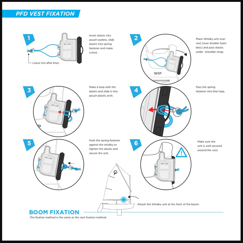 Wip WiTalky Com Set - Two Way Waterproof Radio
