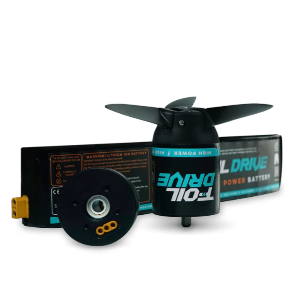 Foil Drive High Power Battery & Motor Bundle Three Blade