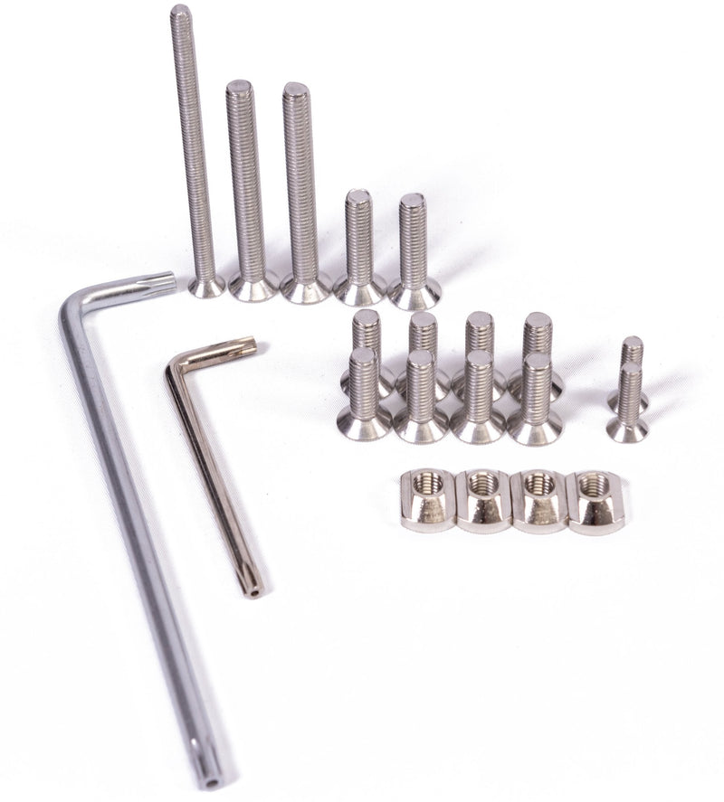 Axis Stainless Steel Hardware, Tool, and T-nut Kit