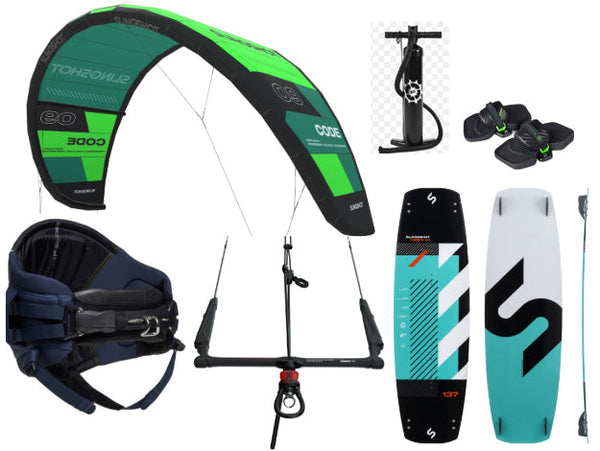 Code V1 Complete Kiteboarding Package
