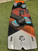 Used Cabrinha XCal 135cm x 41cm Kiteboard with Flex Bindings
