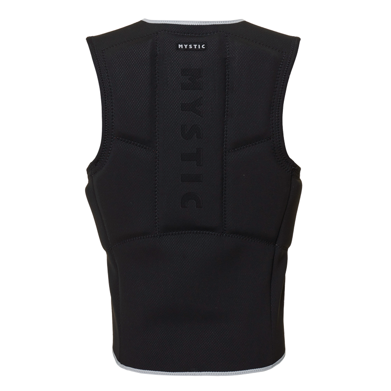 2023 Mystic Foil Impact Vest - Front Zip - Black