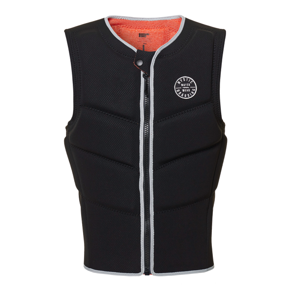 2023 Mystic Foil Impact Vest - Front Zip - Black