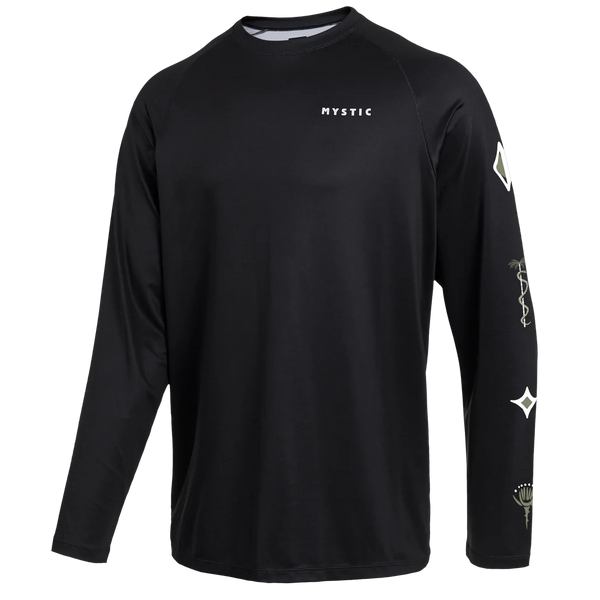 2022 Mystic Bolt Long-Sleeved Rashvest - Black