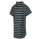 Mystic Poncho Velour AOP - Grey Blue