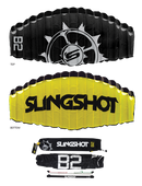 2023 Slingshot B2 2 Meter Trainer Kite - Spikey Ball Logo