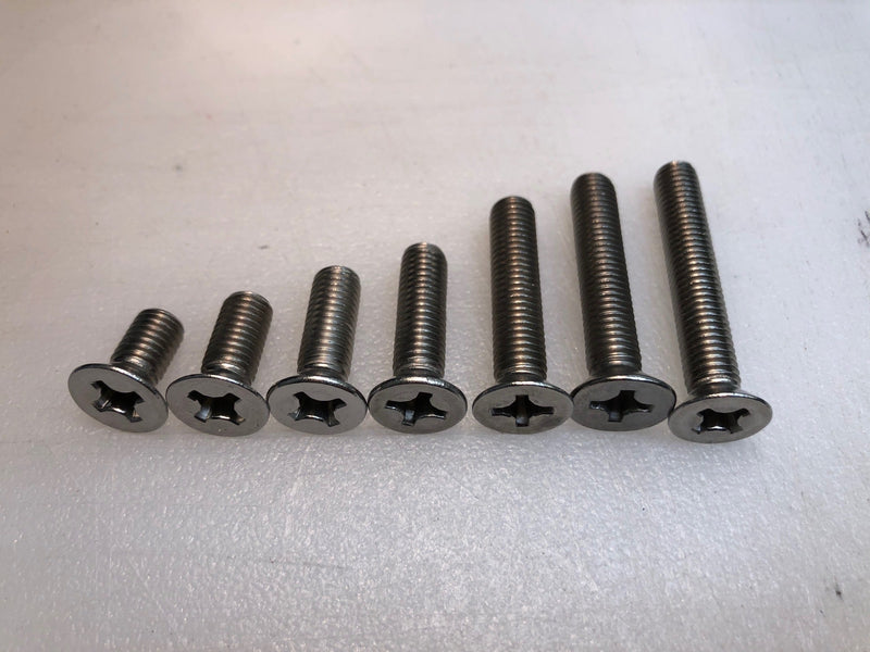 M8 Flat Head Stainless Steel Hydrofoil Bolts