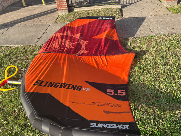Used Slingshot Sling Wing V3 5.5m