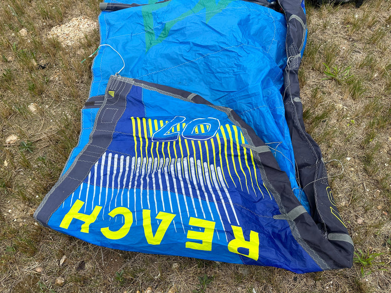 used 2021 North Reach 7m Kiteboarding Kite with bag