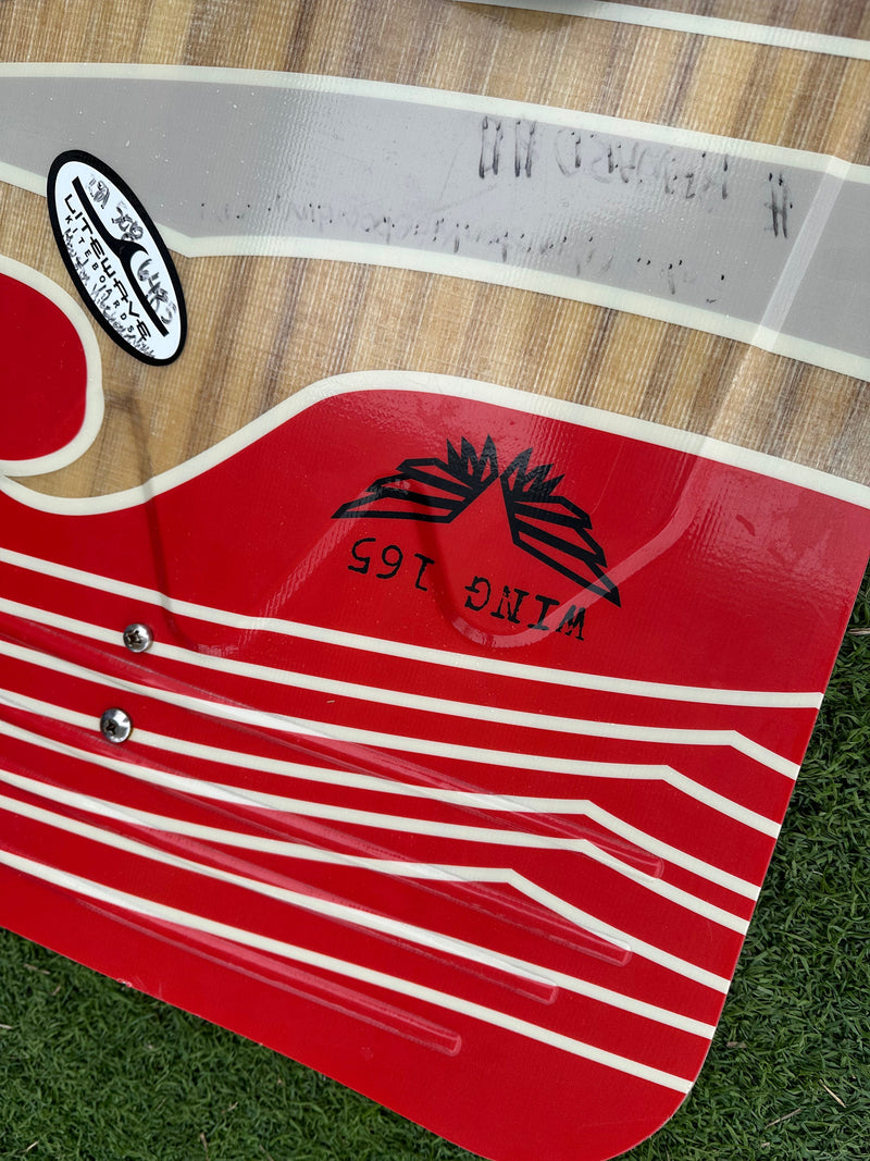 Litewave Wing 165cm Board with Core Straps and Fins Demo