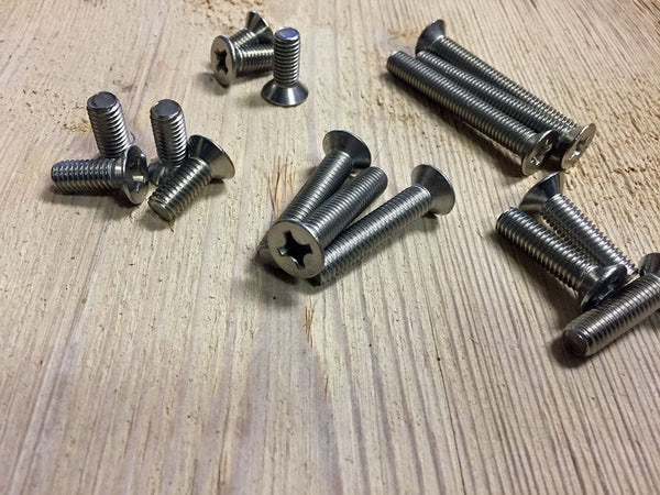 M8 Flat Head Bolt Hydrofoil Mounting Replacement Hardware