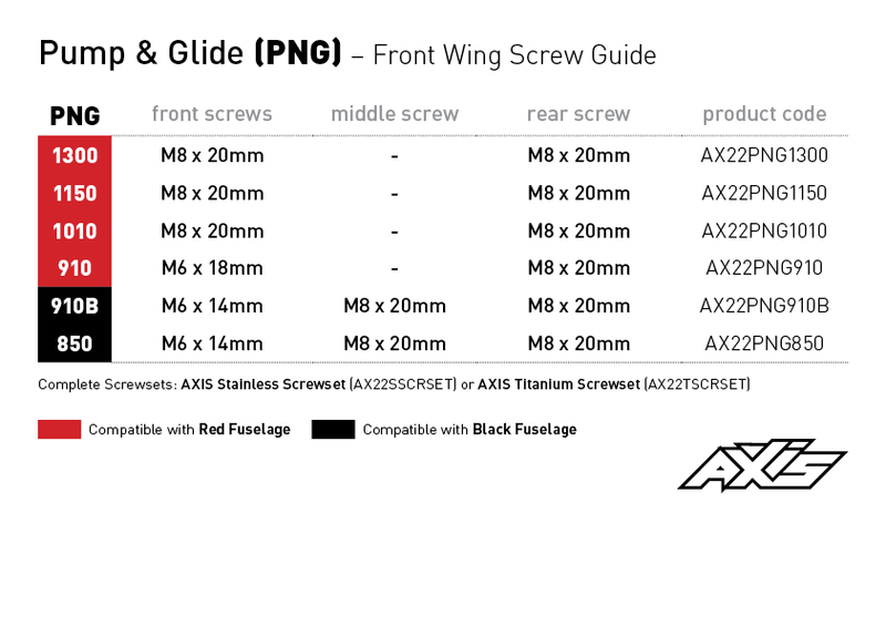 Axis Foils 910mm PNG Carbon Front Wing Only