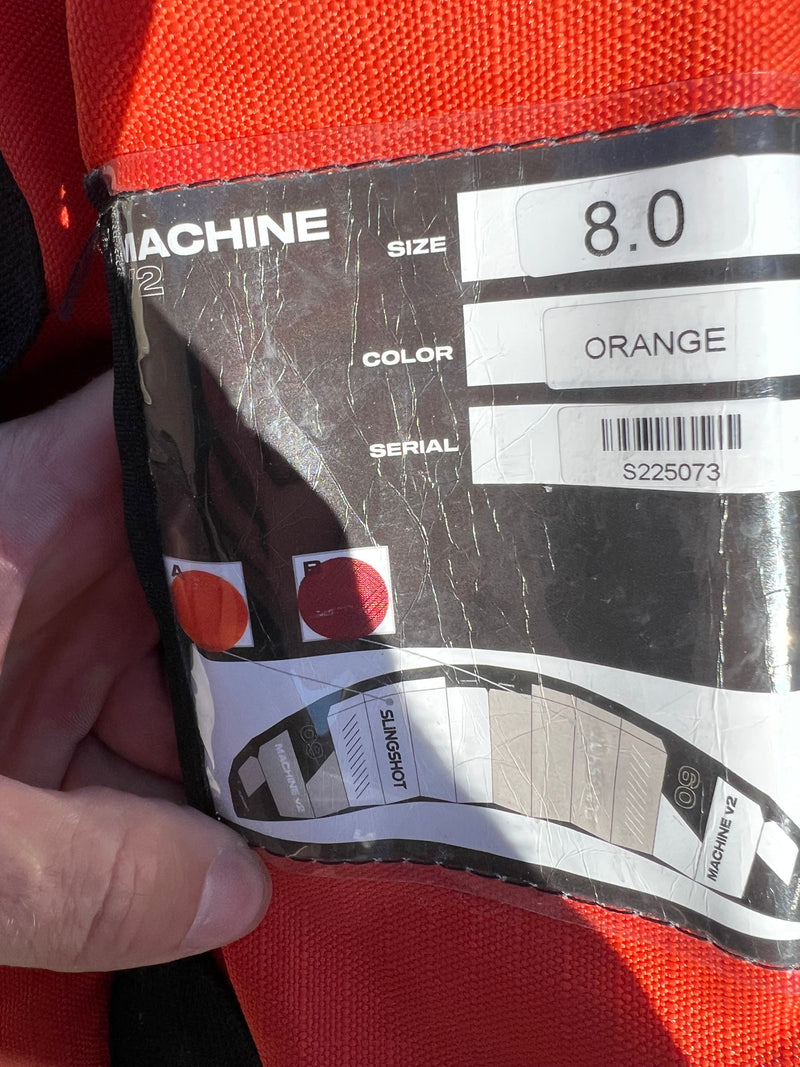 Used 2023 Slingshot Machine V2 8m Kite only