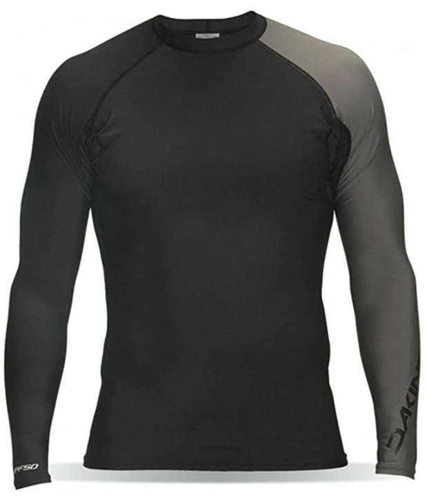 Dakine Men's Twilight Snug Fit Long Sleeve Surf Shirt, Black, M