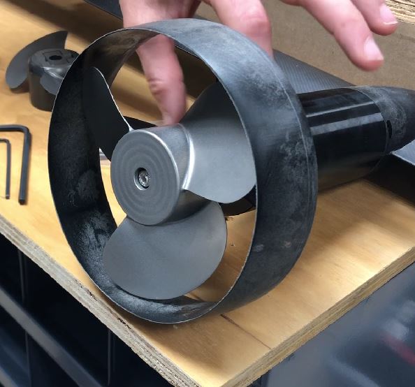 Lift Efoil Aluminum Propeller and Guard